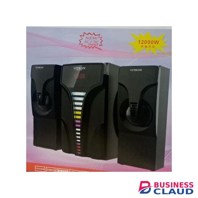 Vitron V5204 2.1 CH Sub Woofer System BT/USB/FM-12000W