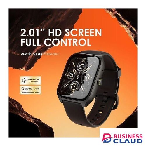 Oraimo Watch 5 Lite OSW-804 Smartwatch with 2.01'' Display & Fitness Tracking