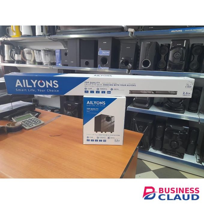 AILYONS 2.1CH Soundbar Multimedia Speaker System – Powerful Bass Home Audio