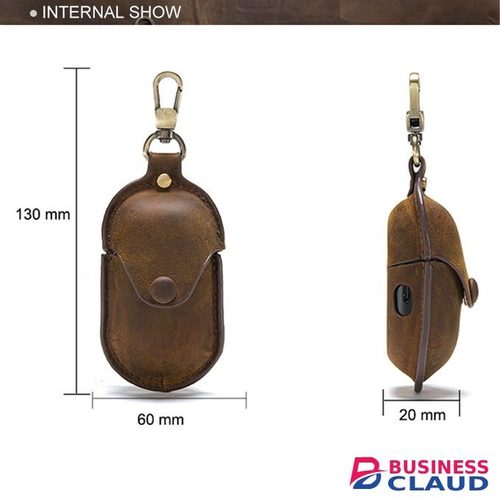 Leather Earphone Case For Earbuds - Leather Protective Cover For Charging Box