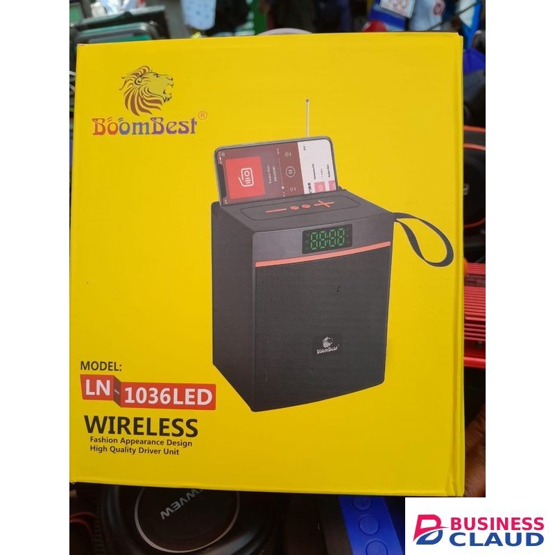 Boombest LN-1036LED Super Bass Bluetooth Wireless Speaker with Radio