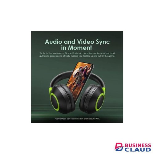 Oraimo BoomPop 2 ENC Wireless Headphones with 40mm Drivers, Dual Device Connectivity and 60 Hours Playtime