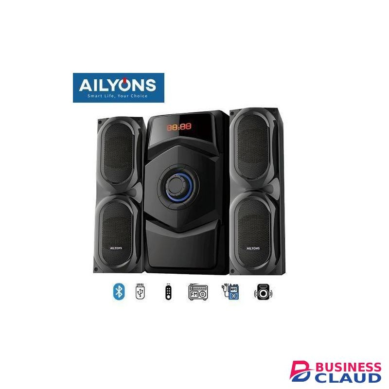 AILYONS 2.1CH Subwoofer Home Theatre Multimedia Speaker System – Model ELP2501 (1 Year Warranty) – Best Quality