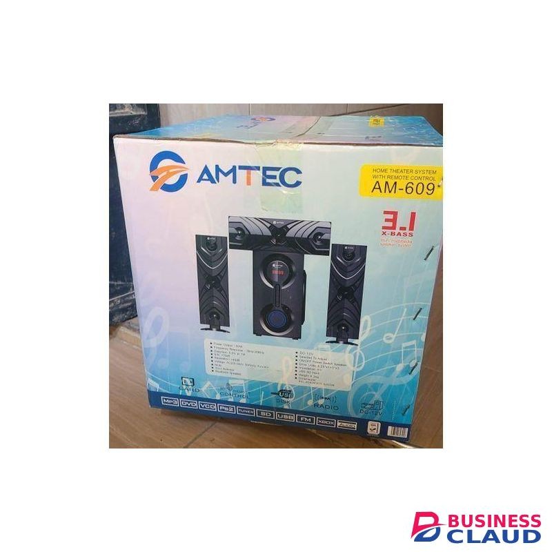 Amtec AM 3.1 Inch Theater Multi Media Sub Woofer Speaker System WITH Bluetooth - AD/DC- (1YR WRTY)