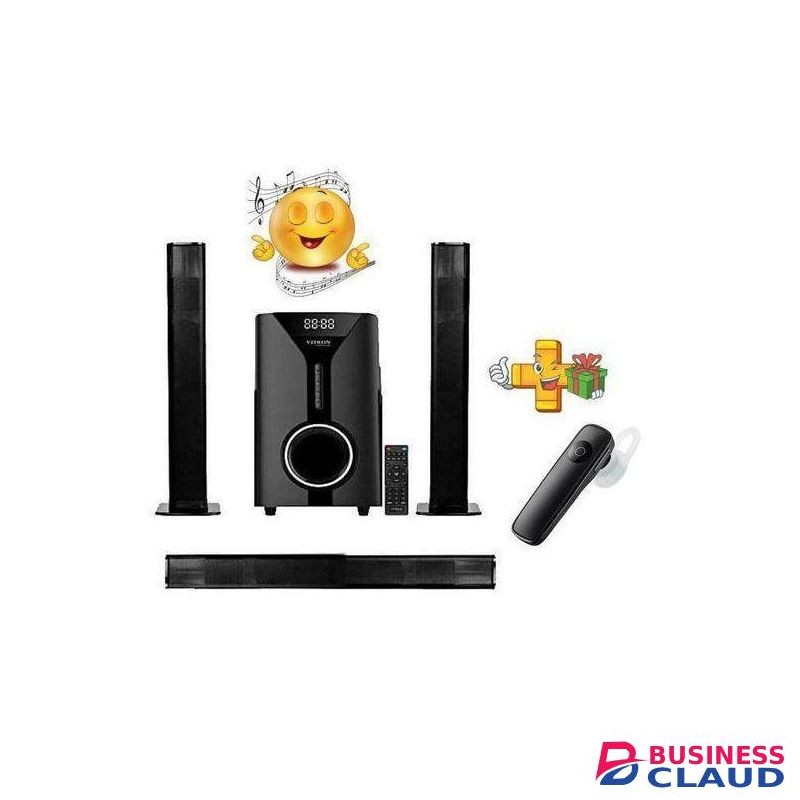 Vitron V527 2.1CH Multimedia Bluetooth Woofer Speaker System Subwoofer Soundbar BT/USB/SD/FM FREE SINGLE BLUETOOTH EARPIECE