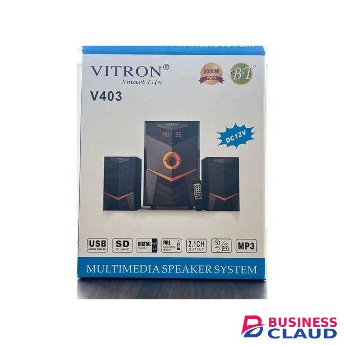 Vitron V403 2.1 Inch Theater Multi Media Sub Woofer Speaker System WITH Bluetooth - AD/DC- 5000W(1YR WRTY)
