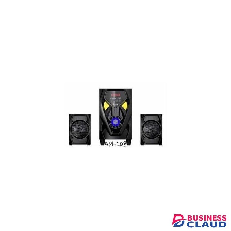 Amtec AM-108 POWERFUL Subwoofer System 2.1CH 8000wts BT/FM (1YR WRTY)
