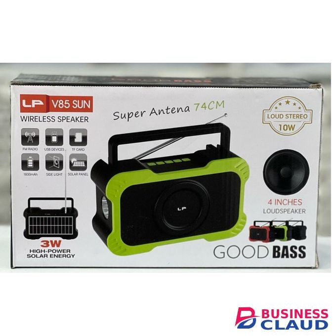 Wireless Speaker Flashlights Fm87-108mhz 5w Speaker Charging Time 4-5h Under Sufficient Sunlight