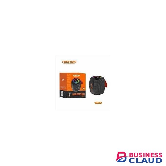 AMAYA EDGE Wireless LED Speaker Black & Orange
