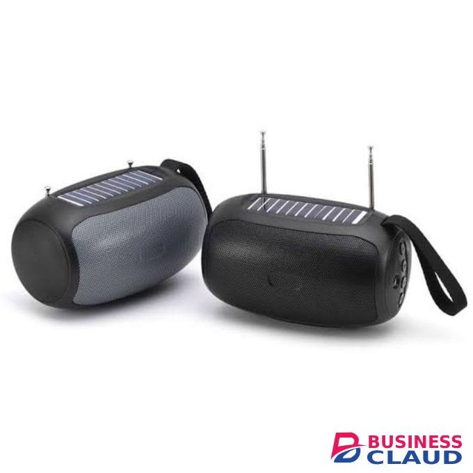 Portable Digital Speaker Portable wireless Bluetooth FM speaker with loud voice solar and usb cable ac charging