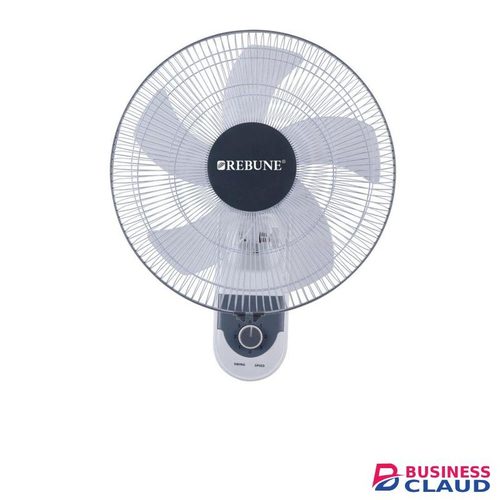Rebune 16 Inch Wall Fan 5 Blades 3 Speed 50W Motor Quality Durable Reliable 1Yr Warranty