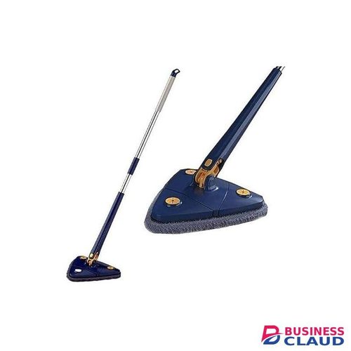 360° Self Squeezing Spin Mop, Rotatable Cleaning Mops Adjustable Triangle Floor Cleaner Mop with Stainless Steel Long Handle Push-Pull Squeezing Cleaning Mop Dry & Wet Mop for Floor Cleaning Mop