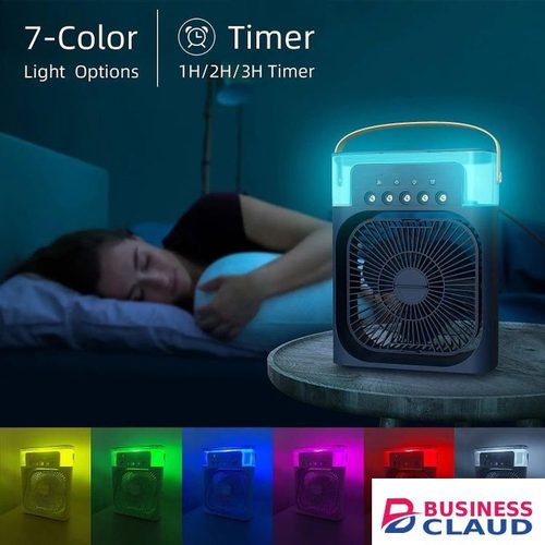 3-in-1 air conditioner humidifier, mini air cooler, air conditioner purifier - Blue