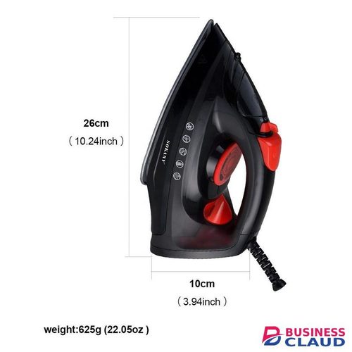 Sokany Heavy duty Steam Iron, 1800W Power, 190ml Water Tank, Ceramic-Coated Soleplate, Anti-Drip, Anti-Calc, Auto Shutoff, Vertical, Self-Clean, Steam Burst, 120g/min Continuous