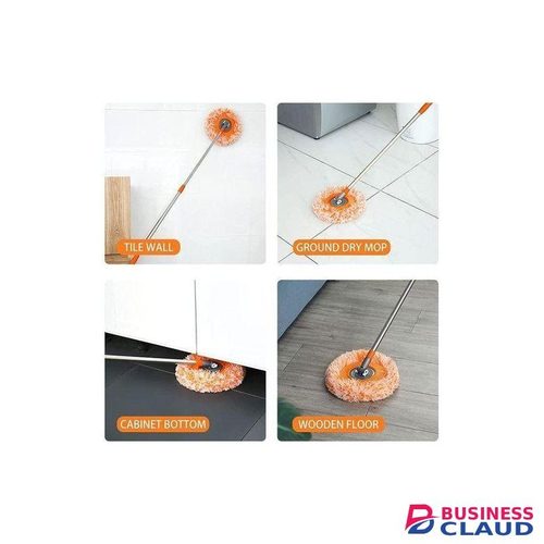 Hot Sale Sunflower Cleaning Mop 360° Rotatable With Height Adjustable Handle And Washable Mops Pad - Extendable Soft Super Water Absorption Wall Cleaning Mop