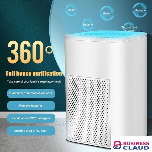 Mini USB Portable Air Purifier, Low Noise Formaldehyde Anti-Dust Smoke Filter