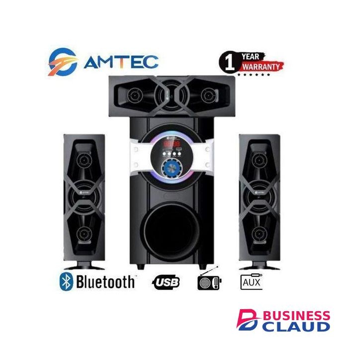 Amtec AM310 3.1 Inch Theater Multi Media Sub Woofer Speaker System WITH Bluetooth - AD/DC- (1YR WRTY)