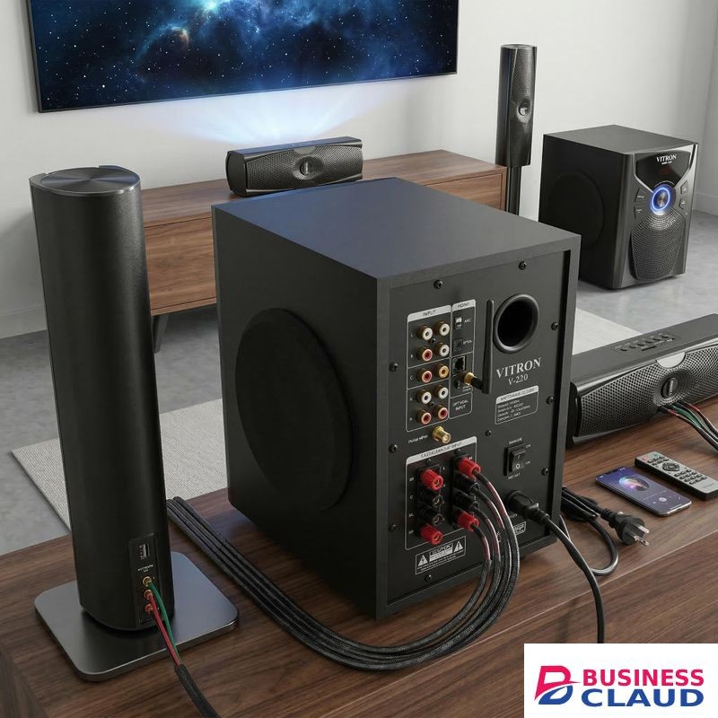 Vitron V636, 3.1CH Multimedia Bluetooth Speaker System - Black (1YR WRTY)