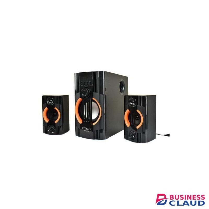 Vitron V5201 2.1Ch Multimedia Speaker System BT/USB/MP3 - Black (1YR WRTY)