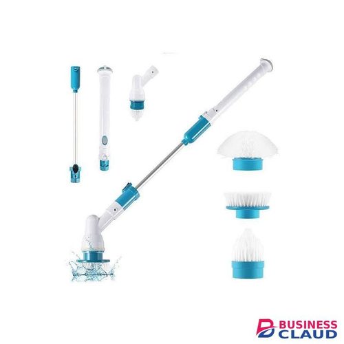 Hurricane Electric Spin scrubber Has 3 replacement cleaning head brush for tub, tiles,floor Portable rechargeable cordless with automatic rotation Extends upto 44 inches