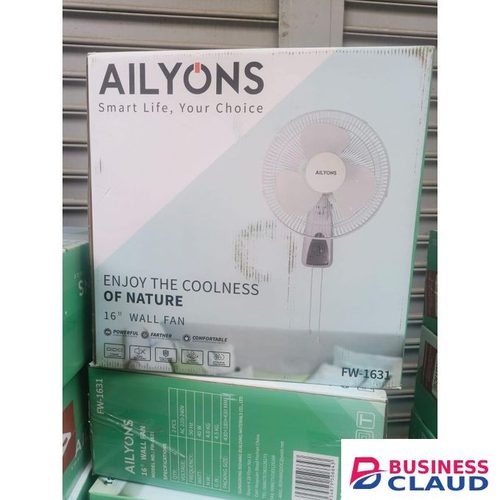 AILYONS Ailyons-16 Inches Wall Fan High-Speed Adjustable Oscillating Electric Fan for Home, Office, Bedroom, Living Room with Durable Blades and Energy-Efficient Motor, 3-Speed Settings for Optimal Comfort