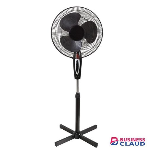 Primdale Primdale, 16-Inch Standing Fan with Adjustable Height, 3-Speed Oscillating Electric Fan for Home and Office Cooling, Energy Efficient and Quiet Operation, Modern Design, Durable Blades and Sturdy Base