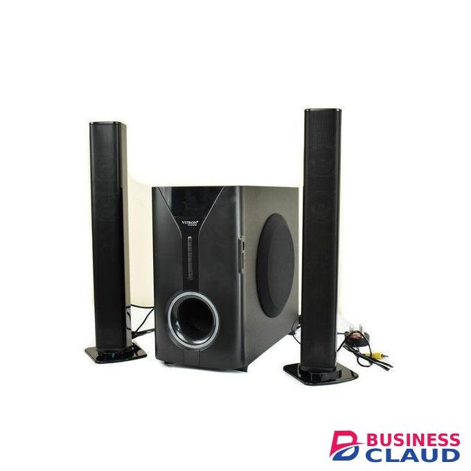 Vitron 2.1CH Quality Home Audio/Sound Bar System 9000W-Black