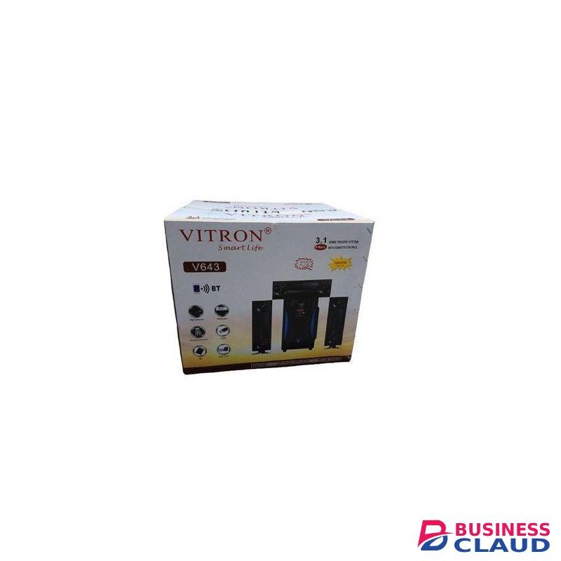 Vitron 3.1CH HOME THEATRE SOUND SYSTEM 10000w PMPO FM,SD CARD - Quality