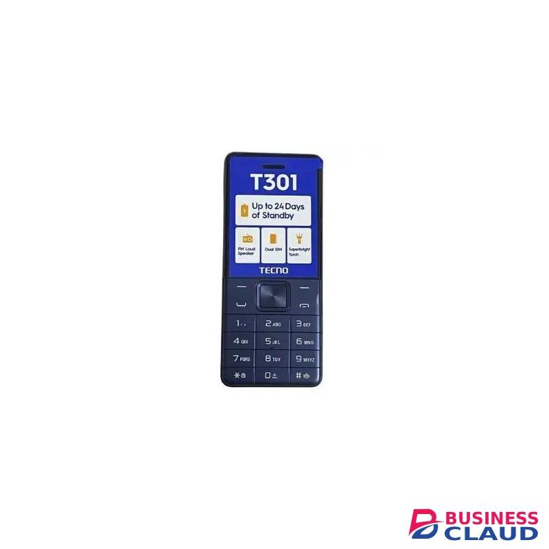 Tecno T301 Dual Sim 1.77-inch screen With Camera & TorchLight Fm Loud Speaker ,with up to 24 Days of Standby Battery Featured Phones