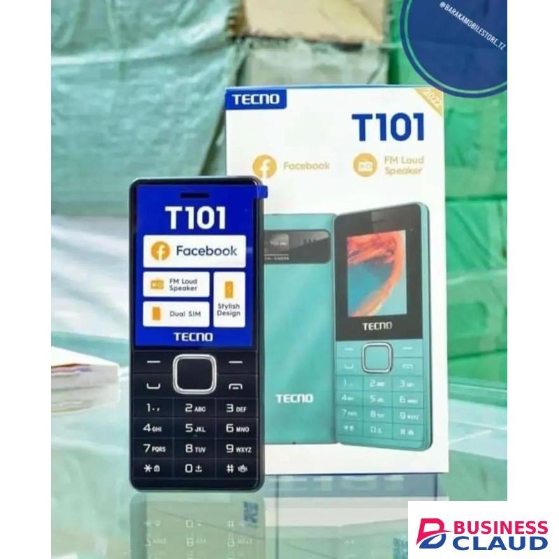 Tecno T101 Dual Sim, Wireless Fm, 1000mah Battery capacity 1.77 " screen size with facebook ,fm loud speaker ,GOOD QUALITY and Durable Featured Phones