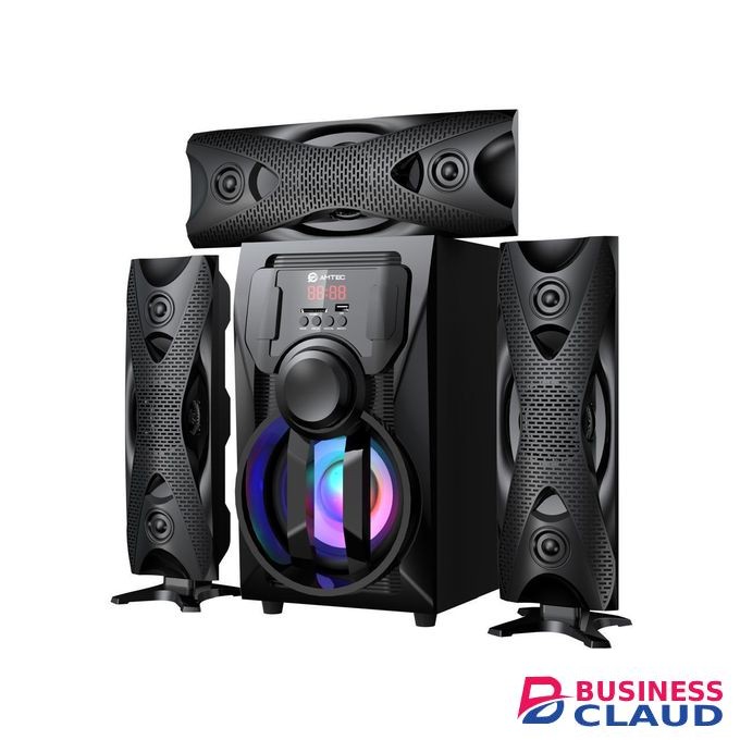 Amtec AM-308 3.1CH X-BASS Multimedia Home Theater System – 12000W PMPO - Black (1YR WRTY)