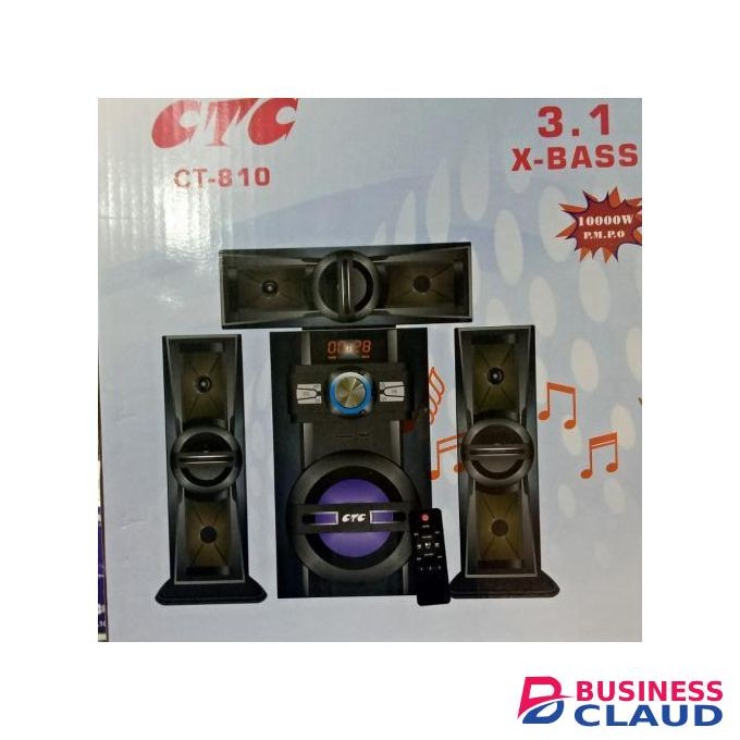 CTC 3.1CH 10000W Sub Woofer FM USB HDMI X-BASS BT