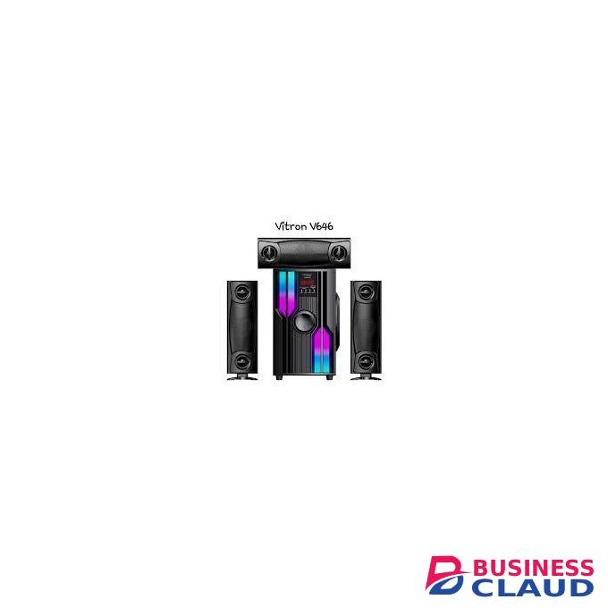 Vitron 3.1 Mini Home Theater System – Bluetooth, USB, FM, Super Bass (12000W PMPO