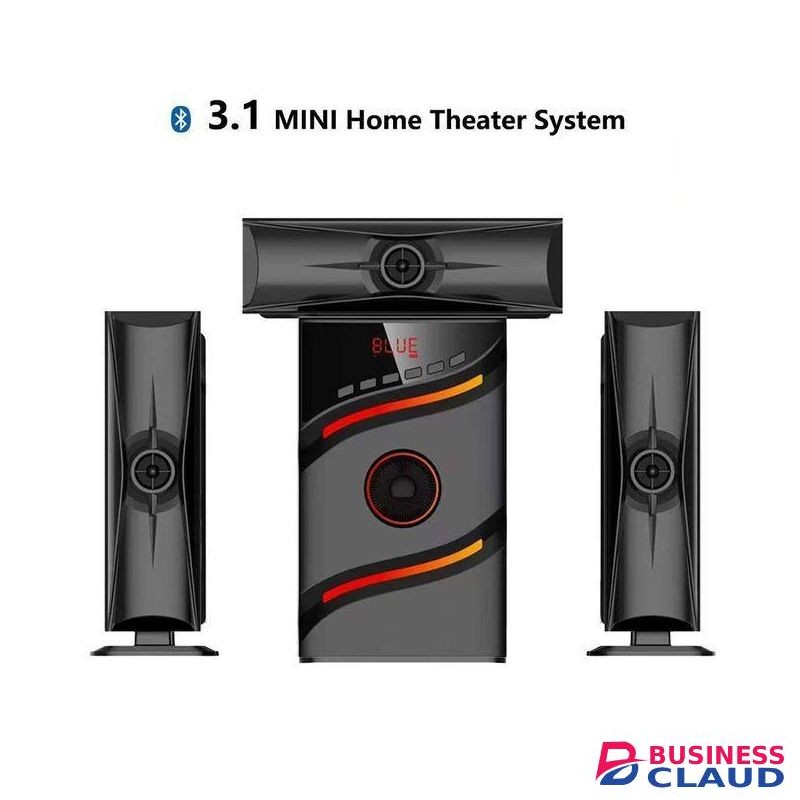 Nunix 3.1 Mini Home Theater System and Remote Control PMPO12000W