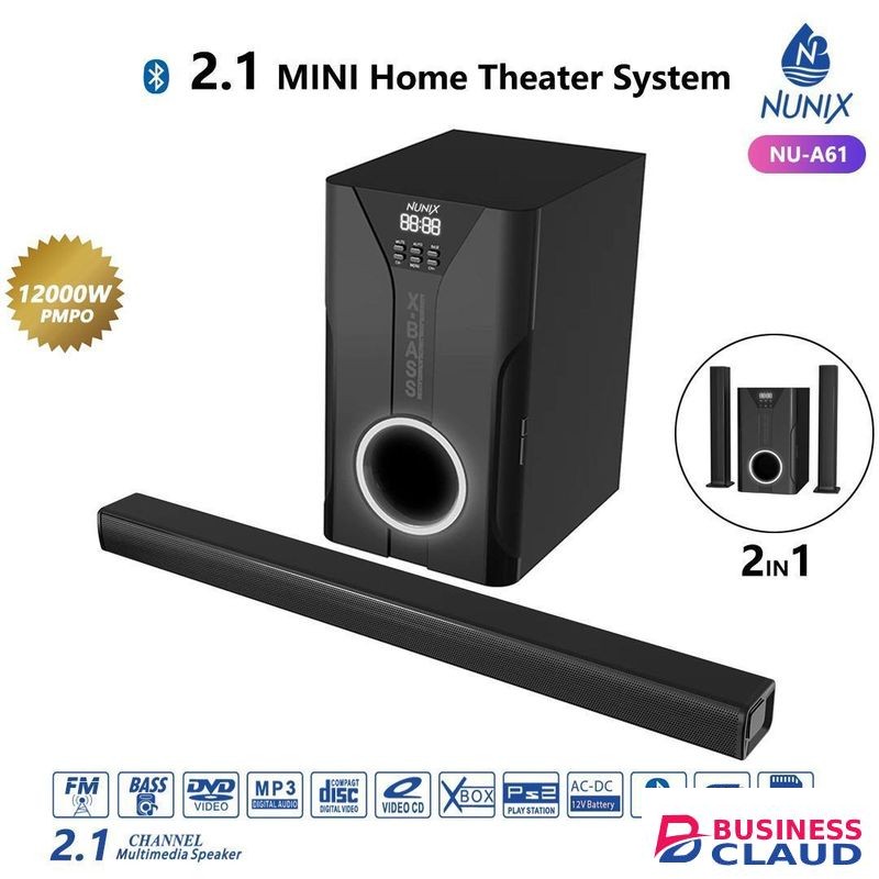 Nunix 2.1 Mini System Subwoofer