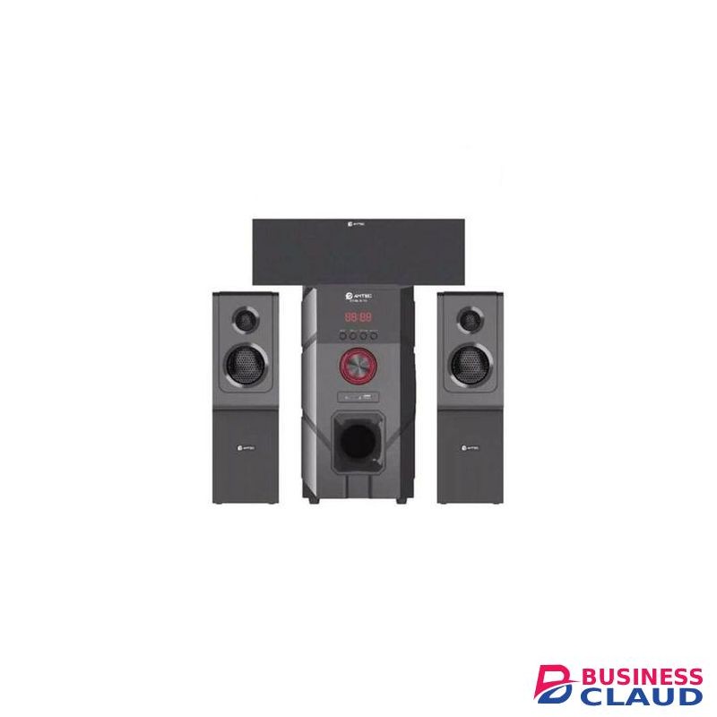Amtec AM-731 3.1CH Sub Woofer Bluetooth System-FM,USB,SD-20000W - Black (1YR WRTY)