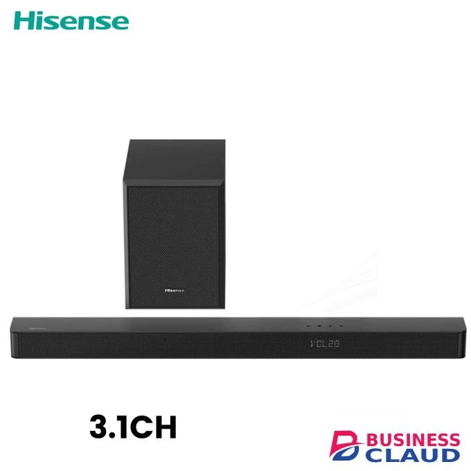 Hisense Soundbar 3.1Ch 480W Bluetooth with Wireless Sub Woofer 6.5inch Roku TV Ready with Free HDMI cable 2yr Warranty