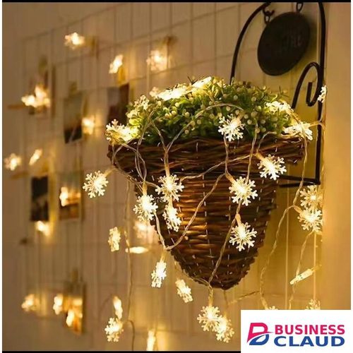 3Meters Christmas Decoration for Home Xmas Tree Decor Fairy Light Pendant moon LED Light warm/yellow