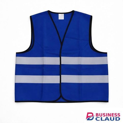 Blue Reflective Safety Vest – Day and Night Visibility