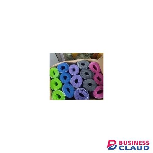 Multicolour Non-Slip Yoga & Fitness Mat – 183x61cm, 15mm Thick