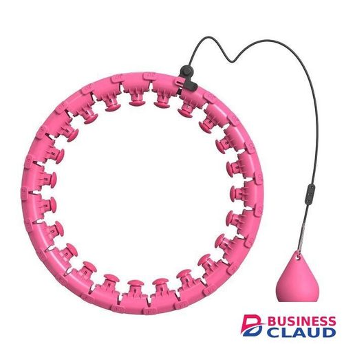 TikTok Sensation New Hulla Hoop For Adults Weight Loss, Circle Weighted Hula Hoops 2 In 1 Abdomen Fitness Hula Hoops, 24 Detachable Knots Hula Hoops With Automatic Rotation, Weighted Hoola Exercise Fit Hoops Plus Size, MULTICOLOR