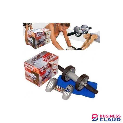 Roller Heavy Duty Spring Reflexive Effect Double Wheel Total Body Exerciser AB Roller
