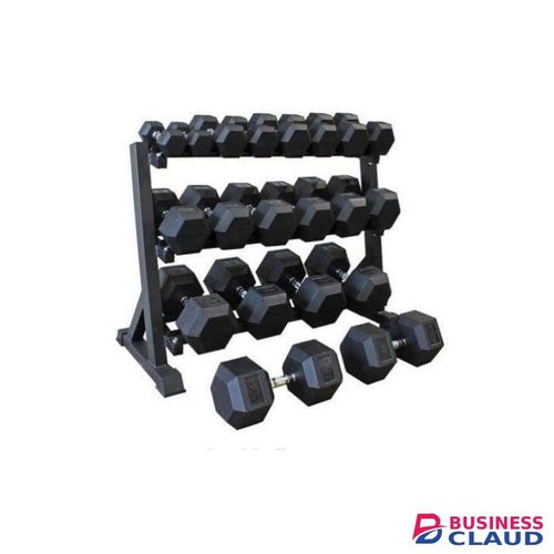 HEXAGON DUMBBELLS- (SOLD PER SINGLE HAND)