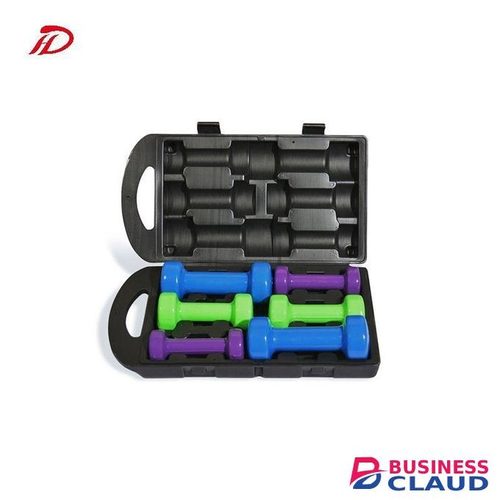 6kg Fitbell Dumbell Workout Set Dumbbell Set with Gift Box Set /Vinyl Fixed Coated Dumbbell Set with Gift Box for Woman and Kinds