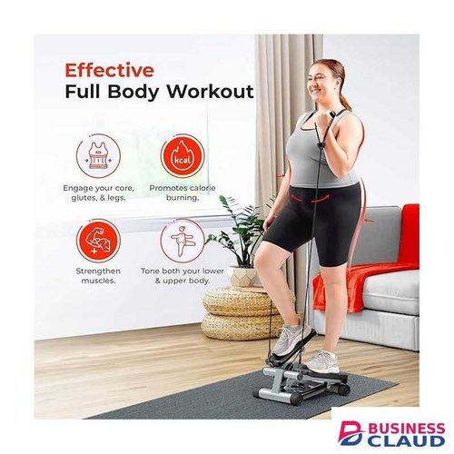 Stepper Machine With Resistance Band And Digital Screen