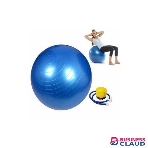 75cm Yoga Exercise Ball Gym Swiss Ball With Hand Pump Fitness