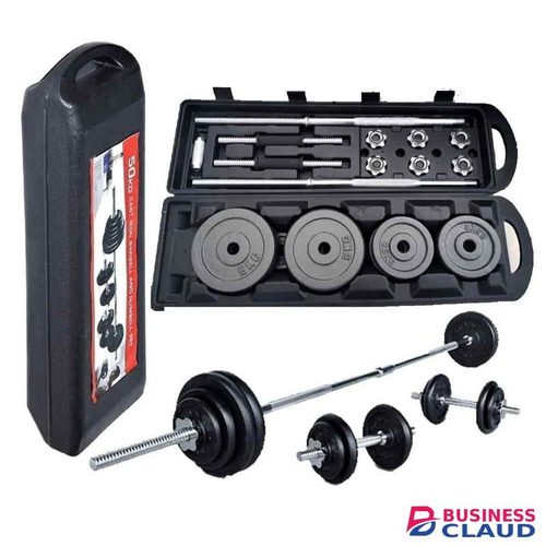 50kgs York Dumbbell Set with barbell