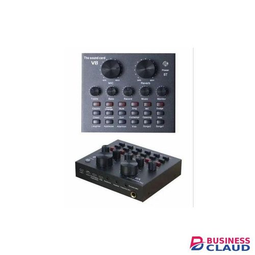 Bluetooth Sound Effects Board for Podcast Equipment Bundle, Sound Board for Streaming Vlog Music recording with ce Changer Podcast Kit for bm800 kit