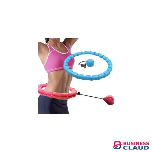 Weighted Hula Circle with 24 Links Infinity Fitness Hoop Plus Size Smart Exercise Equipment Suitable for Adults Women Exercise and Beginners Weight Loss