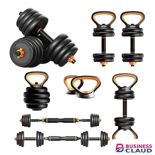 6-in-1 50 kg Kettlebell/Barbell Set